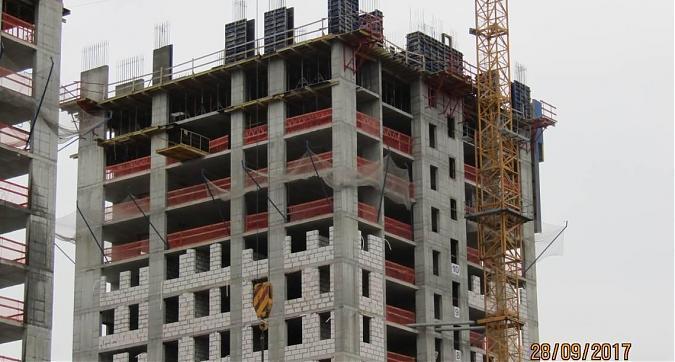 ЖК Тетрис -  в корпусе 1 проводится укладка стен Квартирный контроль