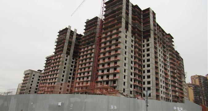 ЖК Новокосино 2, 16-й корпус, монолитные работы, выкладка наружных стен - вид с Носовихинского  шоссе, фото 2 Квартирный контроль