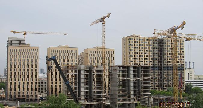 ЖК Хорошевский - вид со стороны улицы Берзарина  Квартирный контроль