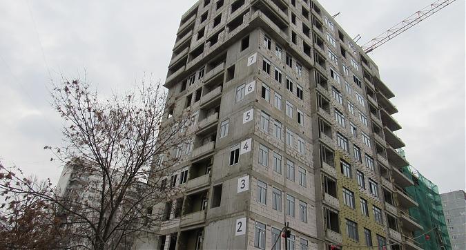ЖК Счастье в Лианозово (Дом на Абрамцевской), фасадные работы, вид с улицы Абрамцевской, фото - 2 Квартирный контроль