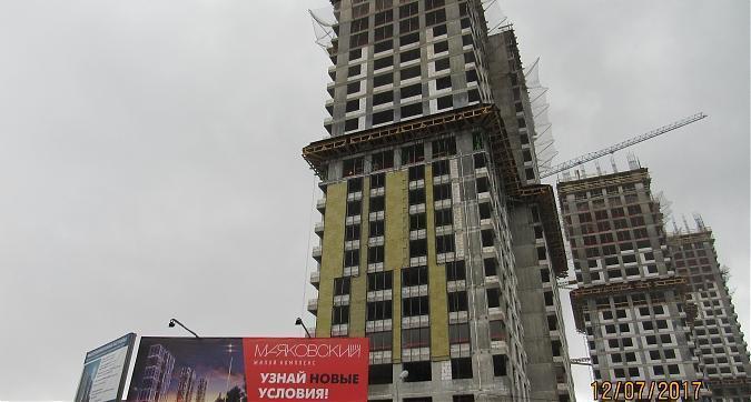ЖК Маяковский - вид с Головинского шоссе на 1-й корпус Квартирный контроль