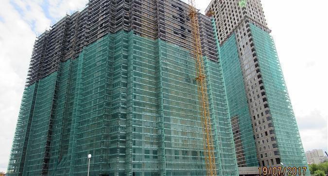 ЖК Сердце Столицы, 4-й и 5-й корпуса - вид со стороны Москва реки Квартирный контроль