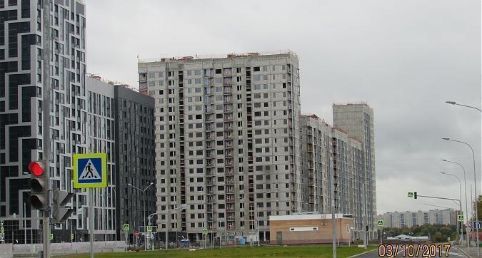 ЖК Город на реке Тушино - 2018 - вид на Квартал 2 с Проектируемого проезда №5484, фото 1 Квартирный контроль