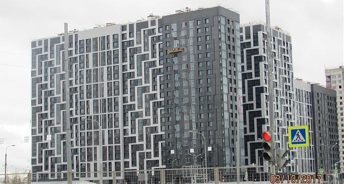 ЖК Город на реке Тушино - 2018, Квартал 1 - фасадные работы, вид на с Проектируемого проезда №5484, фото 1 Квартирный контроль