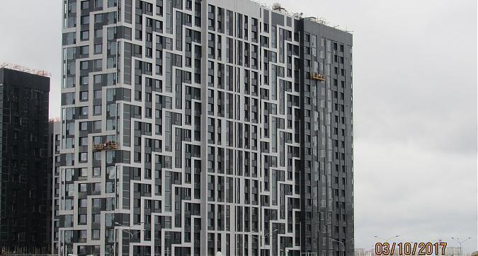 ЖК Город на реке Тушино - 2018, Квартал 1 - фасадные работы, вид на с Проектируемого проезда №5484, фото 3 Квартирный контроль