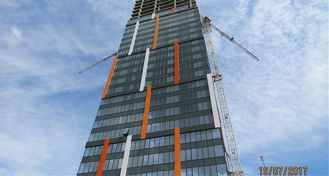 ЖК Мосфильмовская (Штаб-Квартира на Мосфильмовской) - вид с Мосфильмовской улицы Квартирный контроль