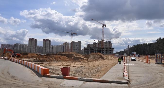 Общий вид на стройку ЖК Оранж Парк Квартирный контроль
