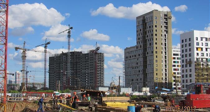 ЖК Green Park (ЖК Грин Парк) - вид с Олонецкой улицы на строительство 3-го корпуса Квартирный контроль