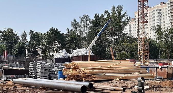 ЖК Молодогвардейская 36, строительная площадка, вид с северной стороны, фото - 7 Квартирный контроль