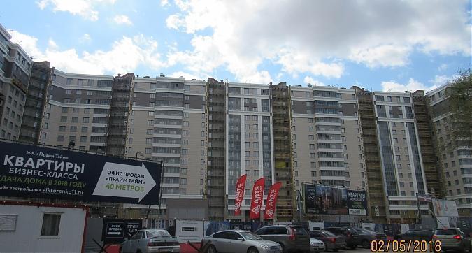 ЖК Прайм тайм - фасадные работы, вид с улицы Викторенко, фото 2 Квартирный контроль