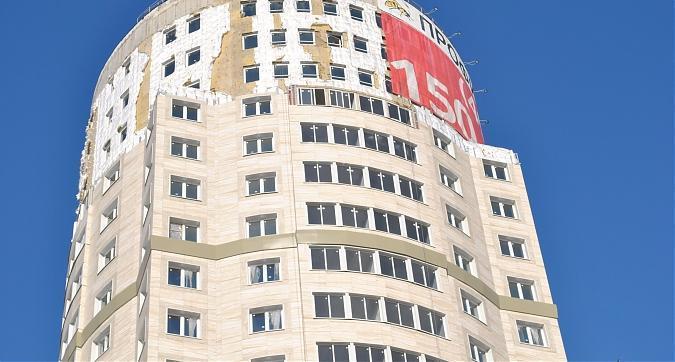 ЖК 31 Квартал - корпус 3, производится работа по облицовке фасада Квартирный контроль
