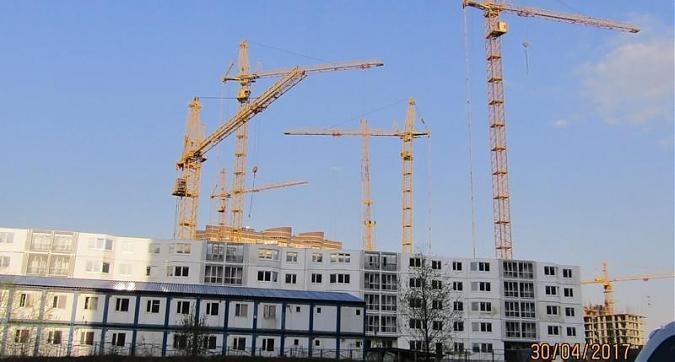 ЖК Долгопрудный - вид на строящийся жилой комплекс с западной стороны Квартирный контроль