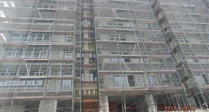 ЖК Янтарь-Apartments (Комплекс апартаментов Янтарь-Apartments), фасадные работы - вид с Левобережной улицы, фото 3 Квартирный контроль