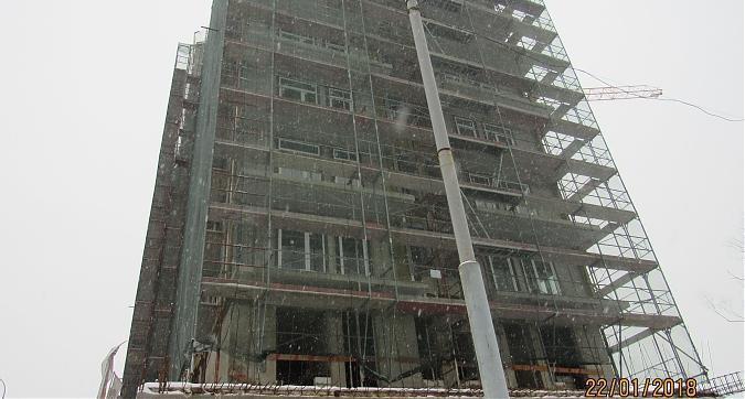 ЖК Янтарь-Apartments (Комплекс апартаментов Янтарь-Apartments), фасадные работы - вид с Левобережной улицы, фото 5 Квартирный контроль