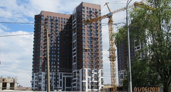 ЖК Петр 1 - фасадные работы, вид с проезда Завода Серп и Молот, фото 3 Квартирный контроль