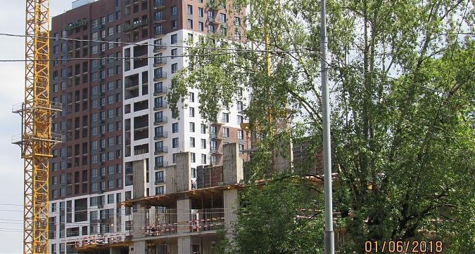 ЖК Петр 1 - фасадные работы, вид с проезда Завода Серп и Молот, фото 4 Квартирный контроль
