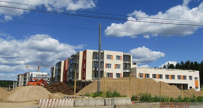 ЖК Шолохово - вид на строящиеся корпуса 3 и 5 с южной стороны Квартирный контроль