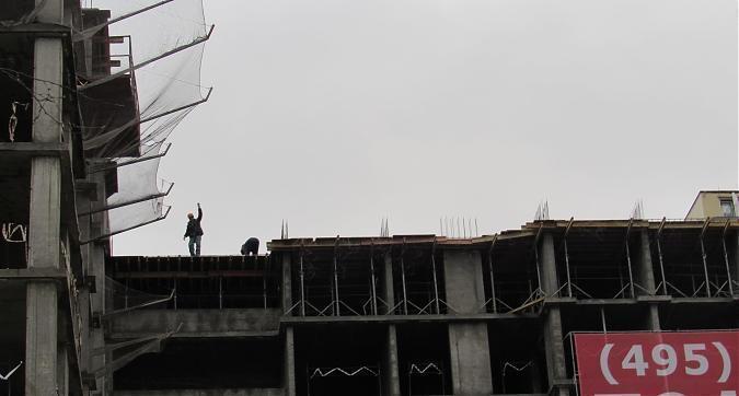 ЖК Гагарина 23 А - монолитные работы, вид с проспекта Мира, фото 2 Квартирный контроль