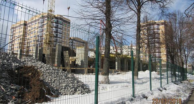 ЖК Ольховка, дом № 7, монолитные работы - вид с улицы Текстильная, фото 5 Квартирный контроль
