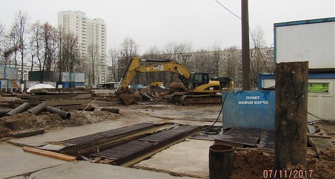 ЖК Лидер в Тушино (Лидер на Райниса), подготовка к котлованным работам - вид с бульвара Яна Райниса, фото 7 Квартирный контроль