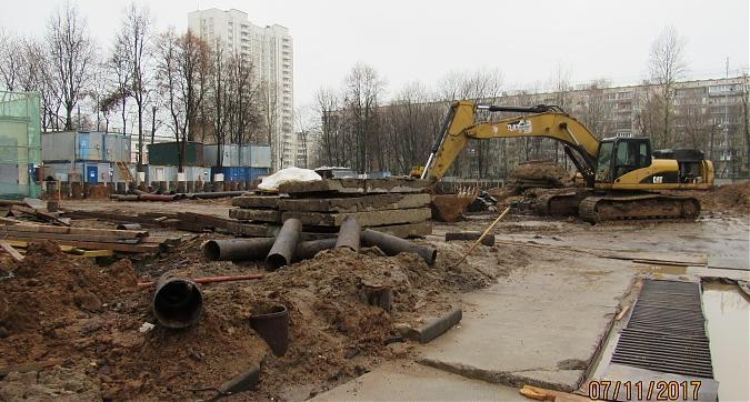 ЖК Лидер в Тушино (Лидер на Райниса), подготовка к котлованным работам - вид с бульвара Яна Райниса, фото 8 Квартирный контроль