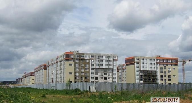 Микрорайон Красногорский - вид на строящийся жилой комплекс со стороны Родниковой улицы Квартирный контроль