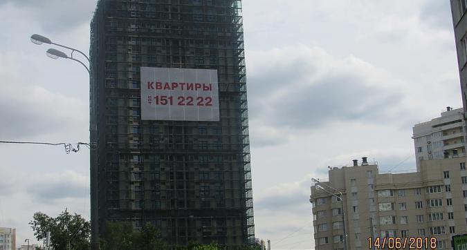 ЖК Достояние - вид с Ярцевской улицы на дом Культура Квартирный контроль