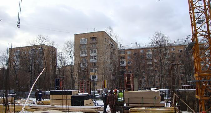 ЖК Счастье на Соколе (Дом на Усиевича), монолитные работы, вид с ул. Усиевича, фото -1 Квартирный контроль