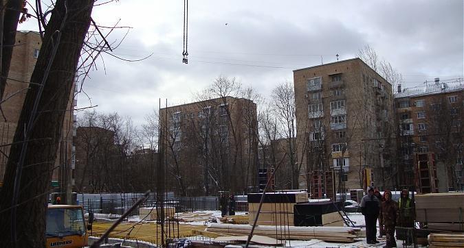 ЖК Счастье на Соколе (Дом на Усиевича), монолитные работы, вид с ул. Усиевича, фото -2 Квартирный контроль