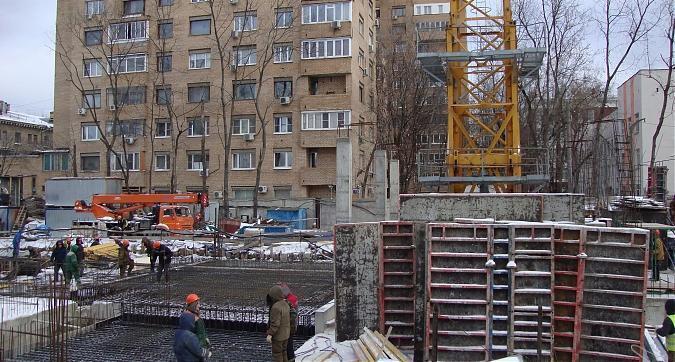 ЖК Счастье на Соколе (Дом на Усиевича), монолитные работы, вид с ул. Усиевича, фото -6 Квартирный контроль
