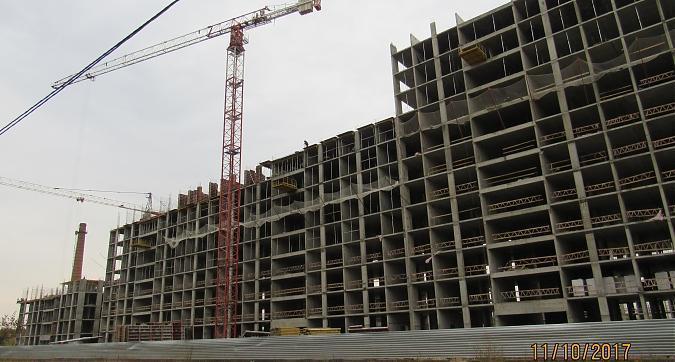 ЖК Green Park (ЖК Грин Парк), корпус 3, монолитные работы - вид с Олонецкой улицы на строительство, фото 5 Квартирный контроль