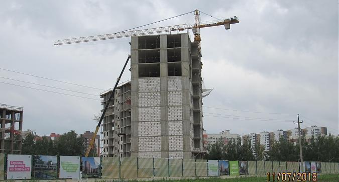 ЖК Кленовые аллеи, 1-й корпус, монолитные работы - вид с Калужского шоссе Квартирный контроль