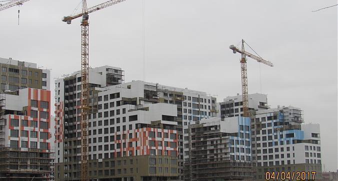 ЖК Ривер парк, 6-й и 7-й корпуса - вид с Нагатинского затона Квартирный контроль
