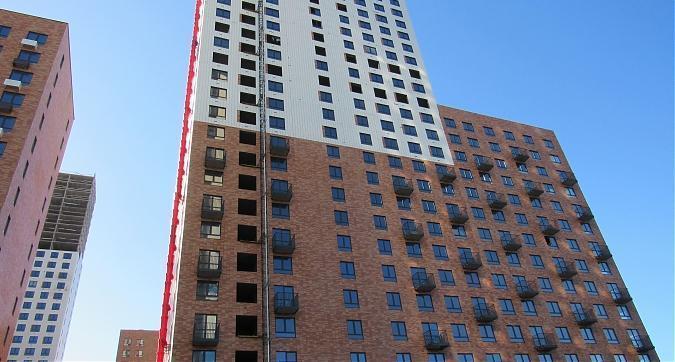 ЖК Столичные поляны, корпус 1, возведение стен, вид с улицы Поляны, фото - 6 Квартирный контроль