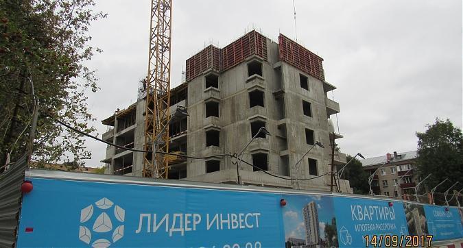 ЖК Софьин-дом. Лидер на Дмитровском, монолитные работы на уровне 6-го этажа - вид с улицы Софьи Ковалевской, фото 4 Квартирный контроль