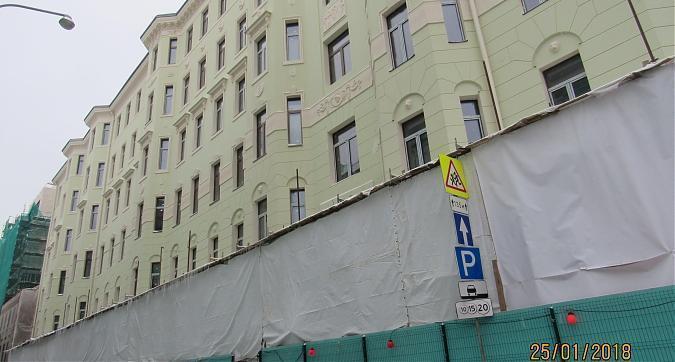 ЖК Полянка 44 - вид со 1-го Спасоналивковского переулка на особняк Мускат Квартирный контроль