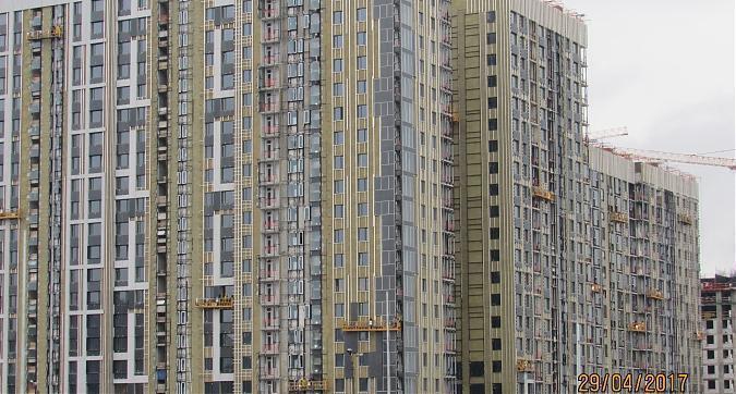 ЖК Город на реке Тушино - 2018 - вид на Квартал 1 с Проектируемого проезда №5484 Квартирный контроль