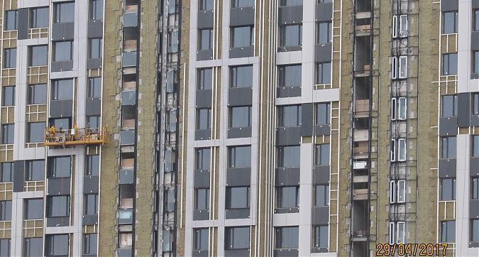 ЖК Город на реке Тушино - 2018 - вид на Квартал 1 с Проектируемого проезда №5484 Квартирный контроль