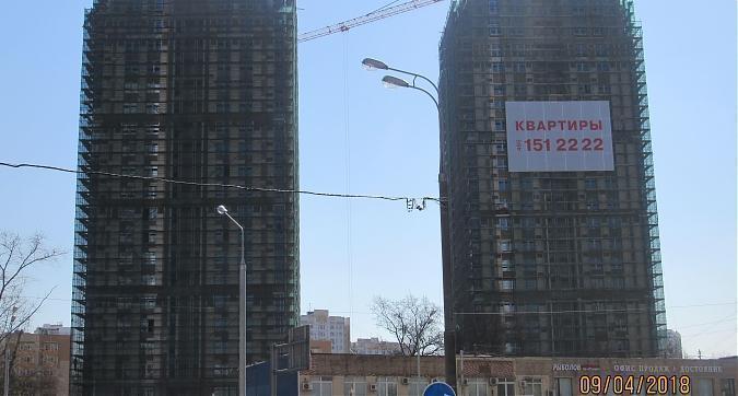 ЖК Достояние - вид с Ярцевской улицы на 1-й корпус (дома Культура и Искусство), фото 1 Квартирный контроль