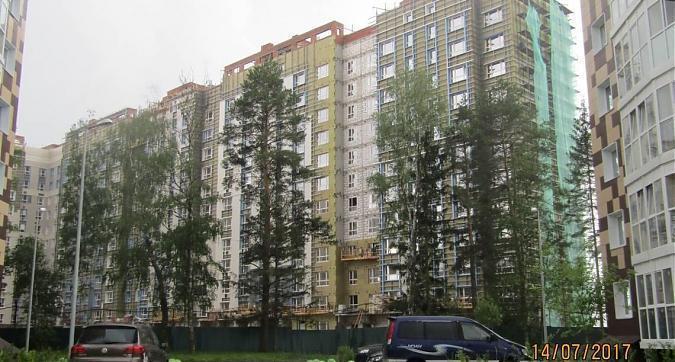 ЖК Мелодия леса - вид на строящийся корпус 8 с северной стороны Квартирный контроль