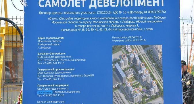 ЖК Люберцы 2018, паспорт объекта Квартирный контроль