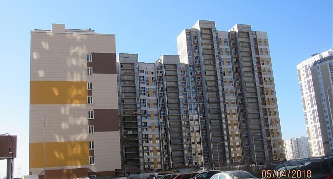 ЖК Новокосино 2, 13-й корпус, фасадные работы - вид с Юбилейного проспекта, фото 1 Квартирный контроль