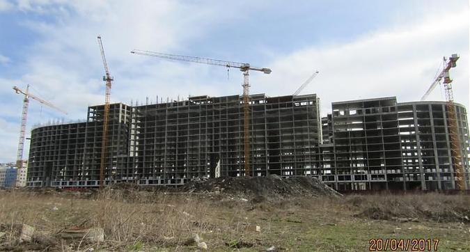 ЖК Парад Планет - вид на строящийся комплекс с западной стороны Квартирный контроль