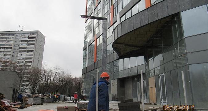ЖК Мосфильмовская (Штаб-Квартира на Мосфильмовской) - вид с Мосфильмовской улицы, фото 4 Квартирный контроль