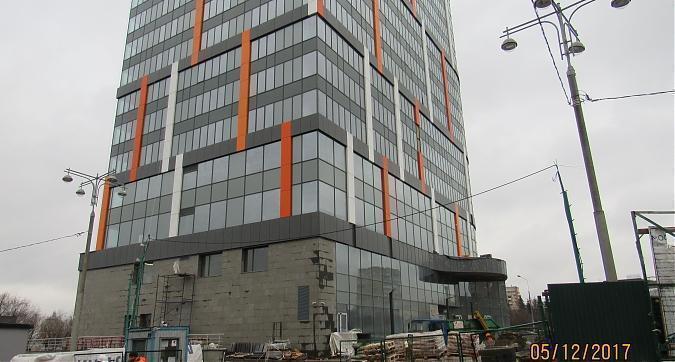 ЖК Мосфильмовская (Штаб-Квартира на Мосфильмовской) - вид с Мосфильмовской улицы, фото 7 Квартирный контроль