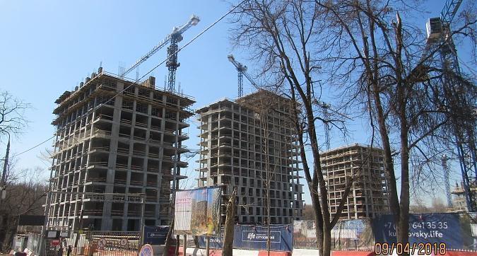 ЖК LIFE-Кутузовский (Лайф Кутузовский) - монолитные работы, вид с Гжатской улицы, фото 6 Квартирный контроль