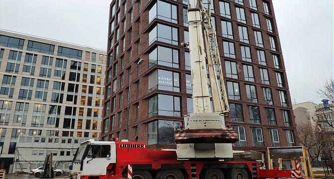 ЖК Мезон Руж, вид на строительство с Новослободской ул., фото 1 Квартирный контроль