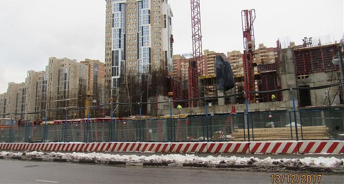ЖК Квартал 38А, корпус 2 - монолитные работы, вид с улицы Эльдара Рязанова, фото 2 Квартирный контроль