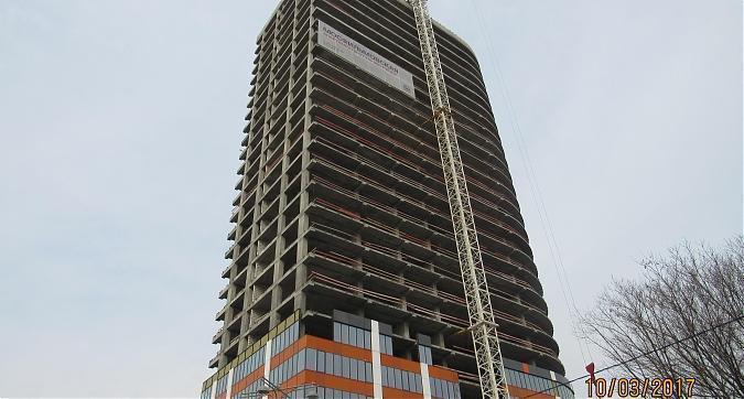 МФК Штаб-квартира на Мосфильмовской - вид с Мосфильмовской улицы Квартирный контроль
