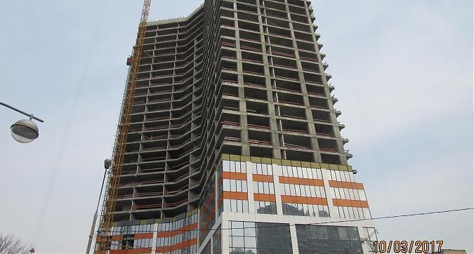 МФК Штаб-квартира на Мосфильмовской - вид с Мосфильмовской улицы Квартирный контроль